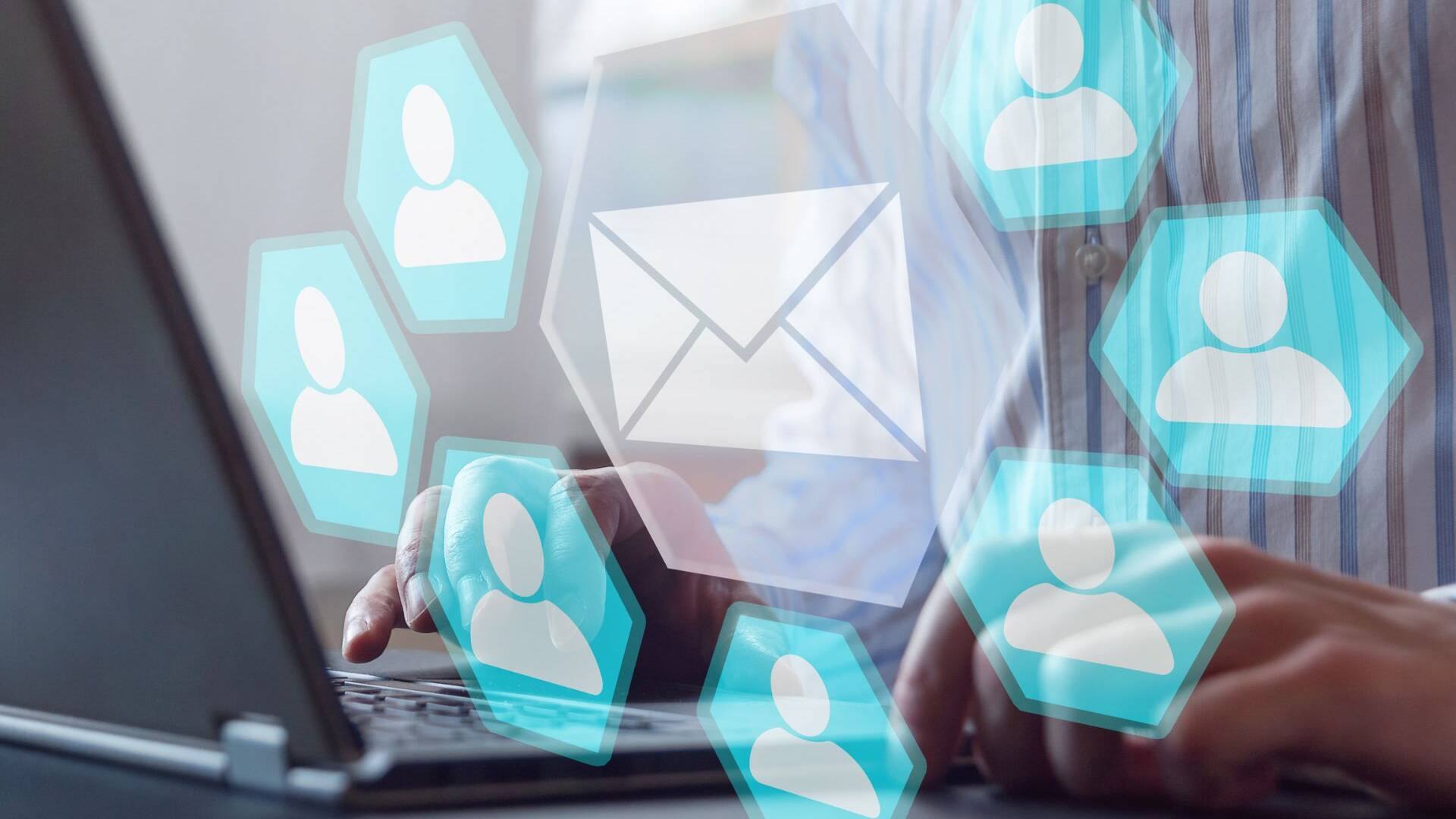 banner-with-a-newsletter-and-people-receiving-it